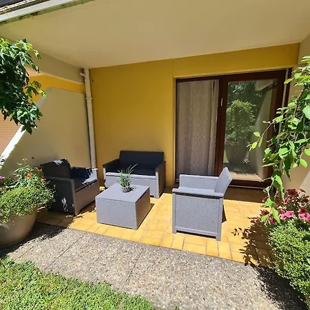Au Calme Dans Avec Piscine דירה Boersch